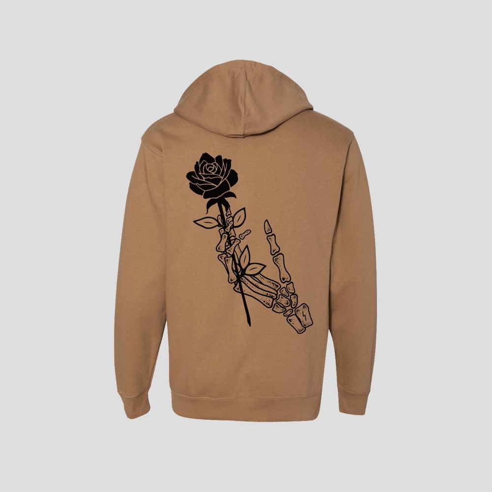 Strength & Heart - Salted Caramel/Black, Forever Pullover Hoodie